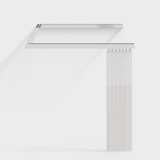 Modern Suspended Bar Counter 3D model