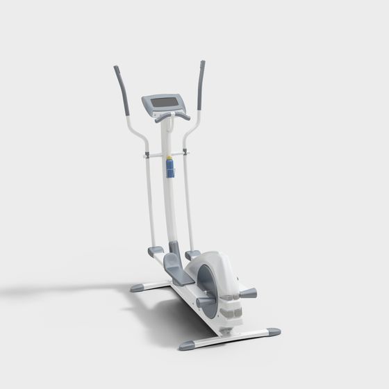 Stylish Elliptical Machine 3D model for Fitness Spaces