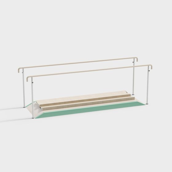 Urban Skate Ramp 3D model for Creative Projects