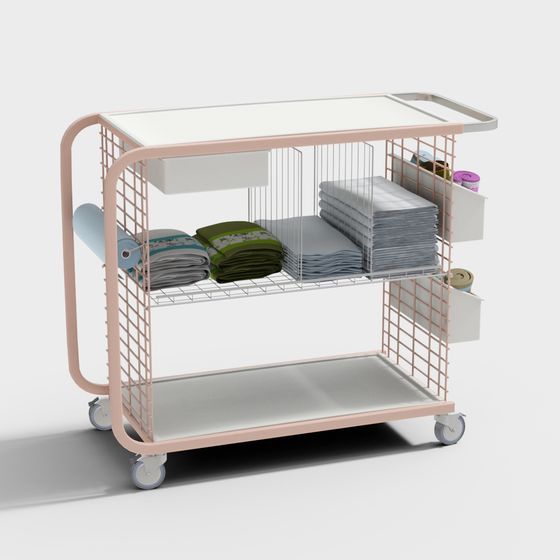 Modern Utility Cart 3D model