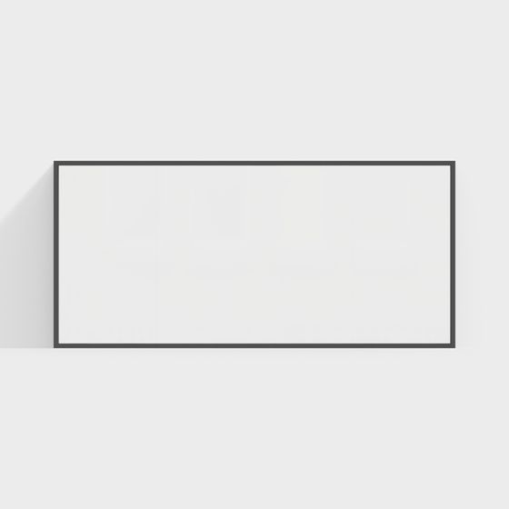 Minimalist Floating Frame 3D model