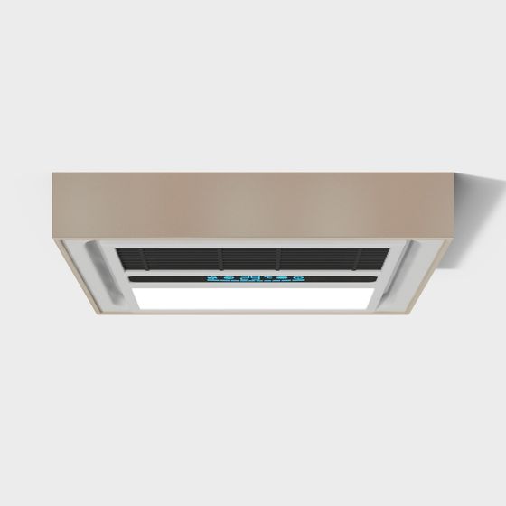 Minimalist Kitchen Hood 3D model Design