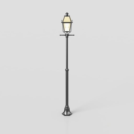 Vintage Street Lamp 3D model