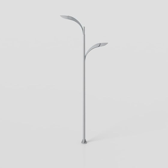 Modern Minimalist Streetlamp 3D model