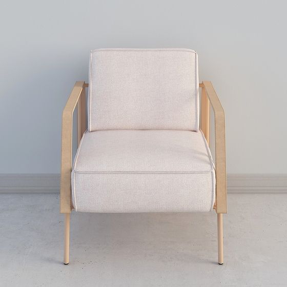 Cozy Lounge Chair 3D model