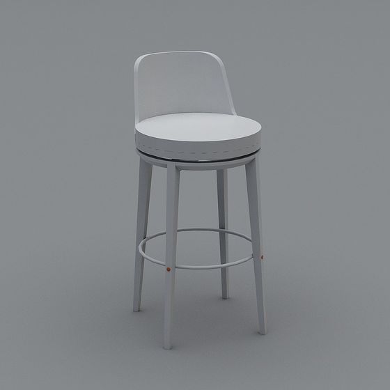 Urban Bar Stool 3D model for Modern Spaces