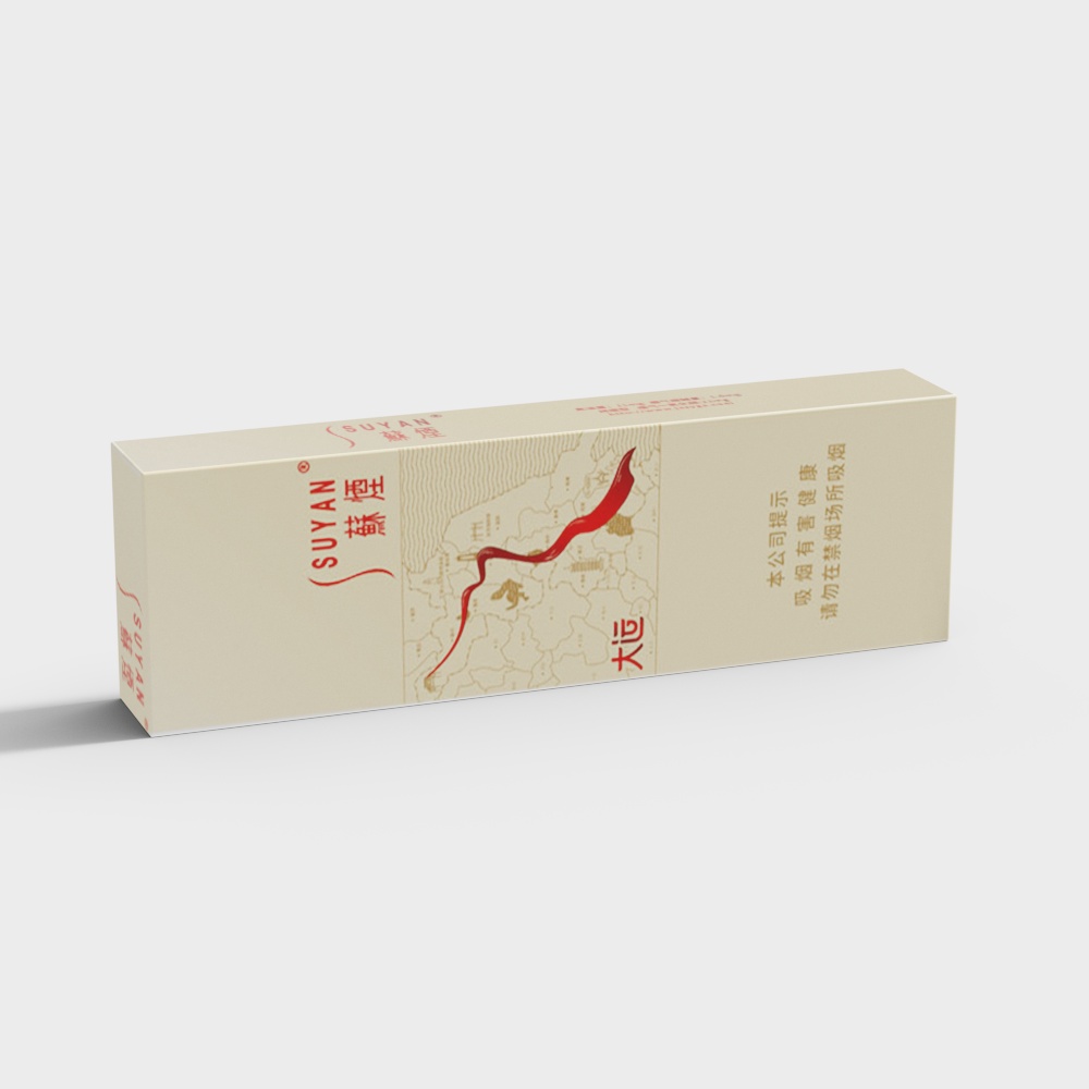 Suyan Cigarette Box 3D model