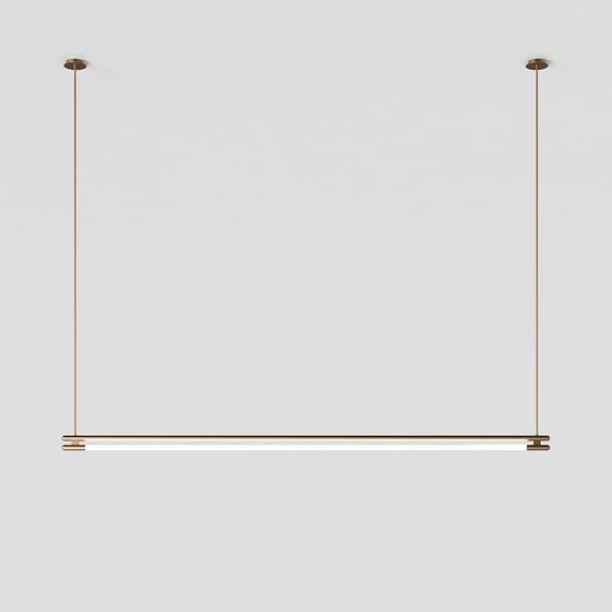 Elegant Hanging Light Fixture 3D model