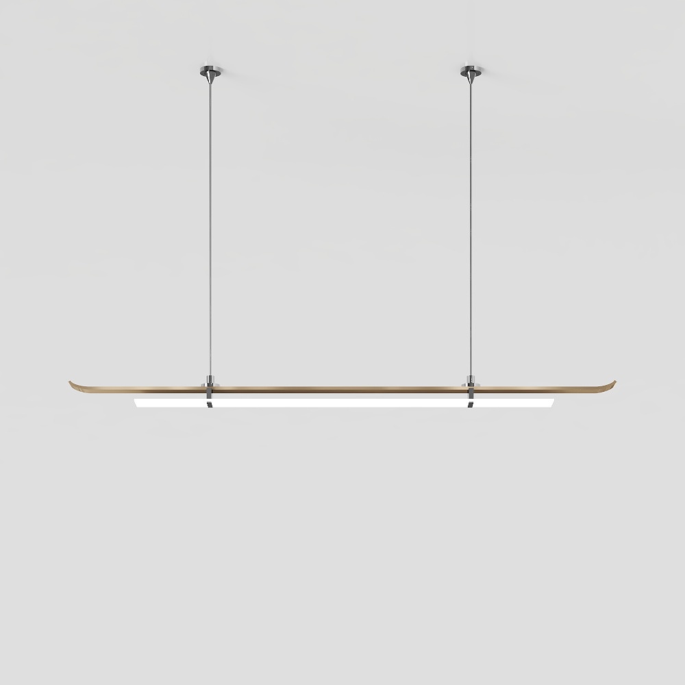 Chandelier moderne simple en bande