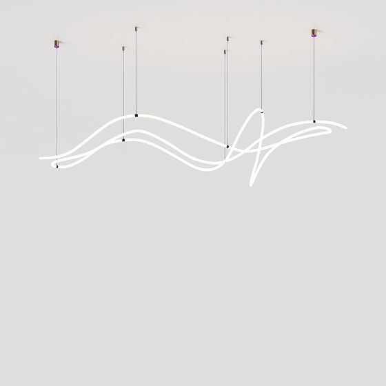Luminous Pendant Light 3D model