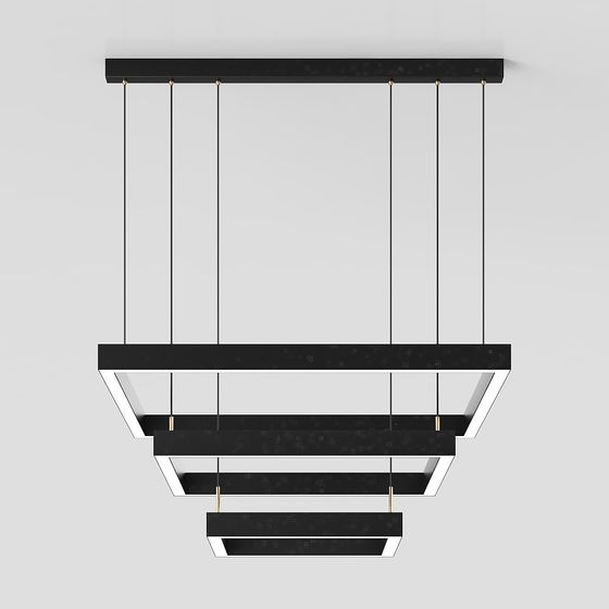 Lámpara de araña de tiras simple moderna