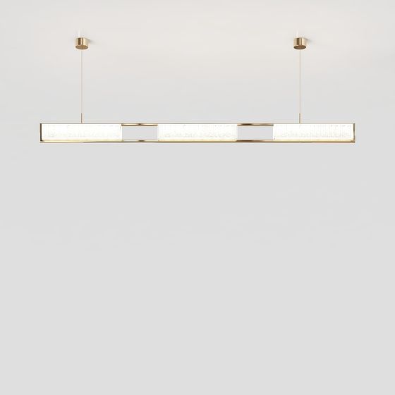 Linear Elegance Pendant Light 3D model