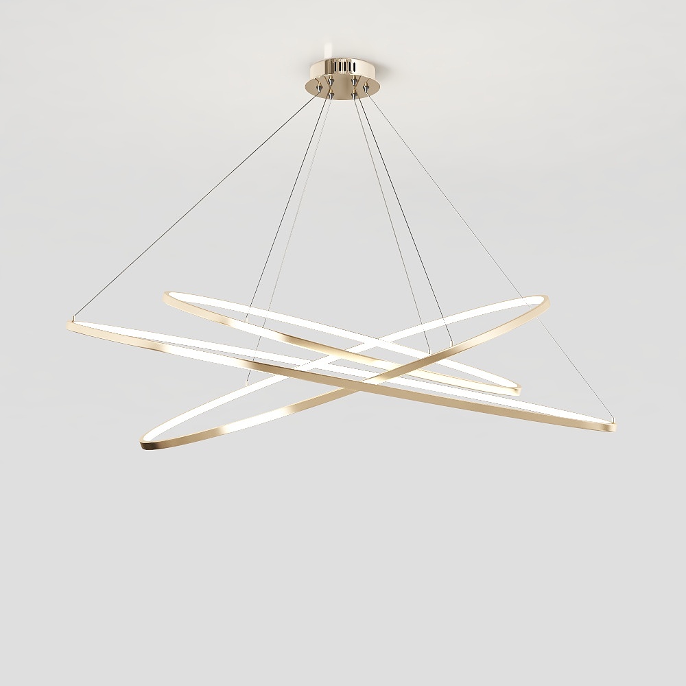 현대식 간단한 줄무늬 샹들리에