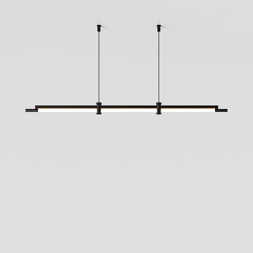 Modern linear chandelier