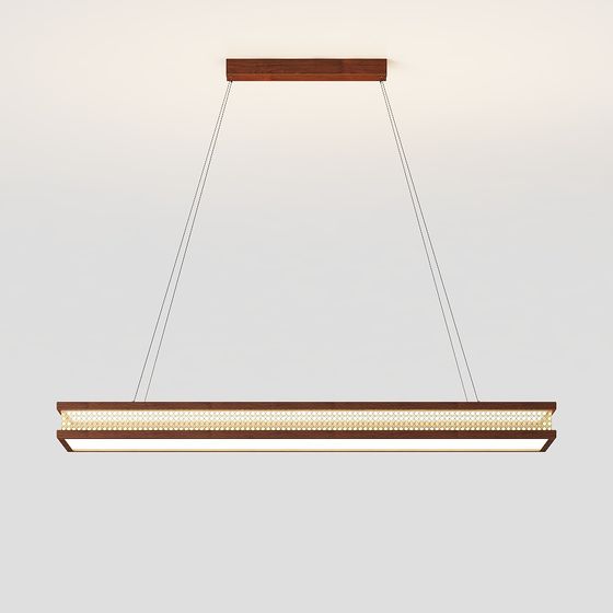 Elegant Low-Poly Chandelier 3D model for Modern Interiors