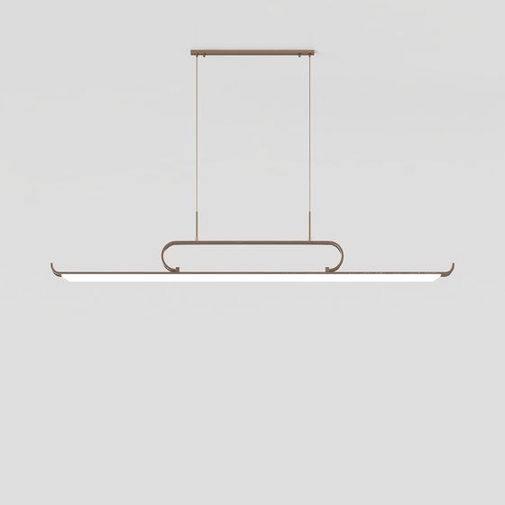 Stylish Hanging Light 3D model for Modern Interiors