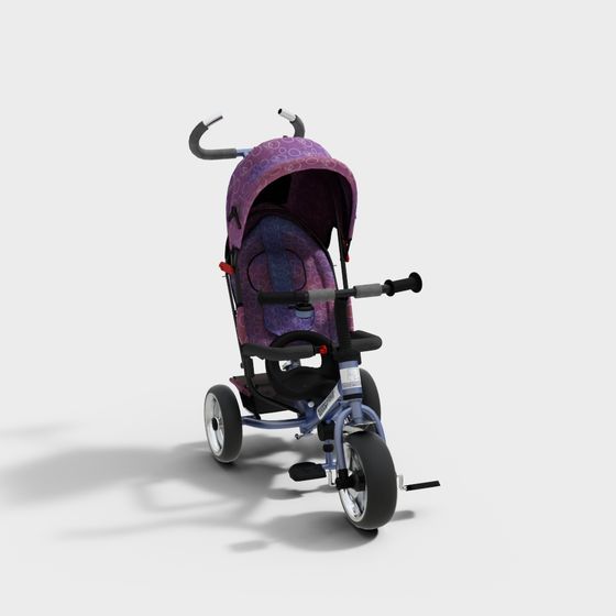 Colorful Kids Trike 3D model for Creative Projects