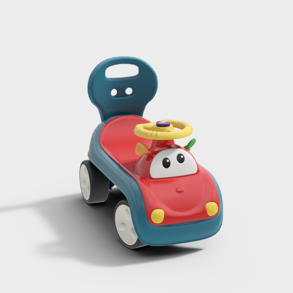 Playful Ride-On Car 3D model