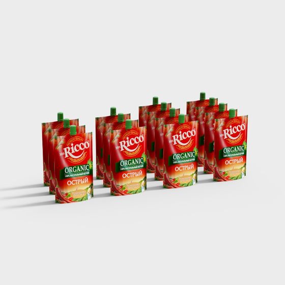 Mr. Ricco Organic Hot Ketchup 3D model