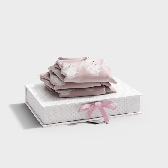 Dreamy Gift Box 3D model
