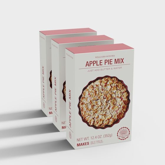 Williams-Sonoma Apple Pie Mix Low-Poly 3D Model