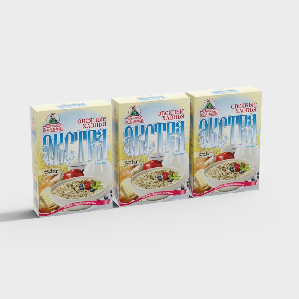 Экстра (Extra) 3D Model Packaging Box