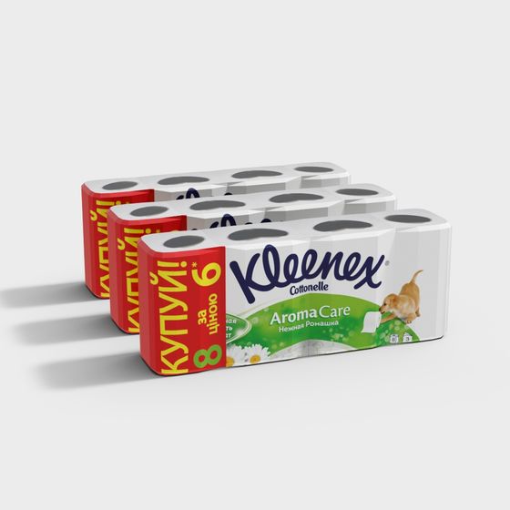 Stylish Kleenex Tissue Box 3D Model for Creative Projects