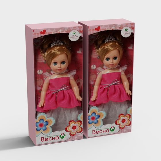 Charming Princess Doll 3D model