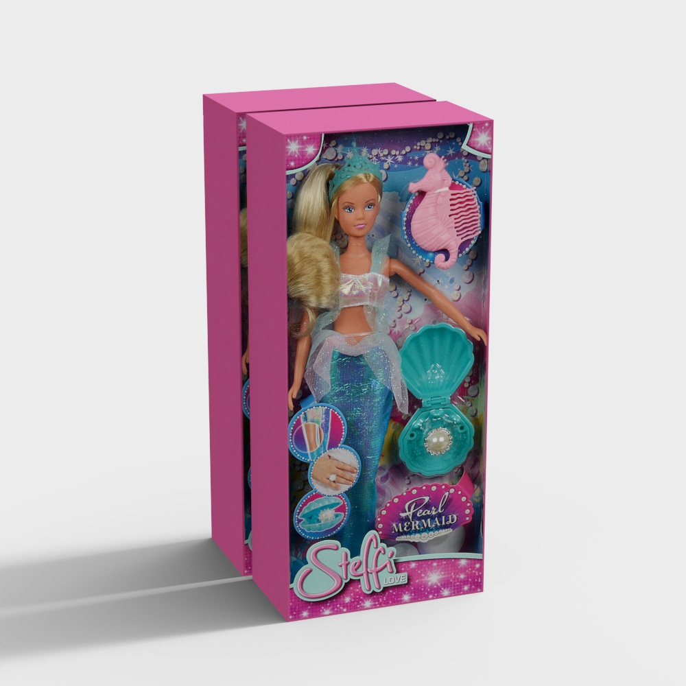 Steffi Pearl Mermaid 3D model