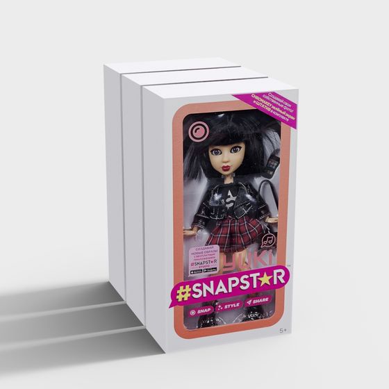 Trendy Yuki Doll 3D model for Modern Creatives