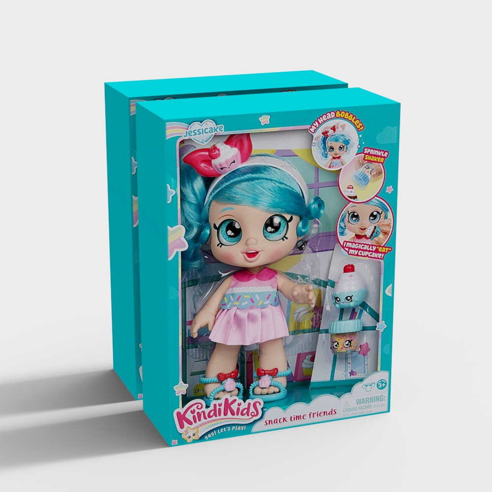 KindiKids Snack Time Friends 3D model