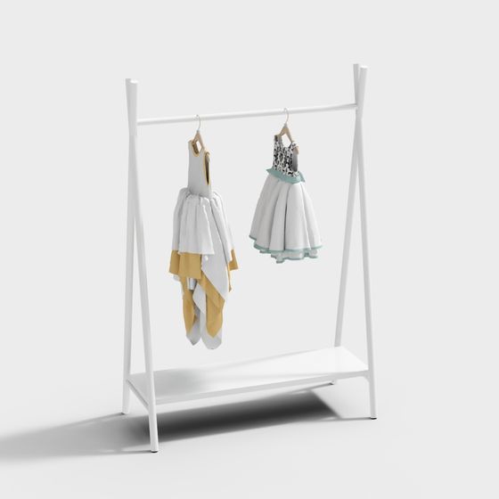 Minimalist Hanger 3D model for Creative Projects