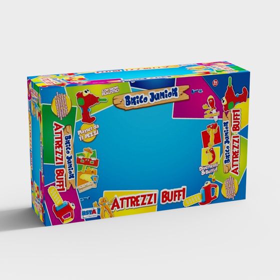 Brico Junior Toolbox 3D Model for Kids