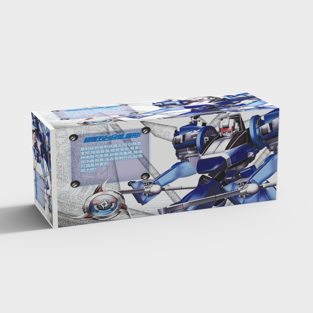 Transformers-Themed Packaging Box 3D model