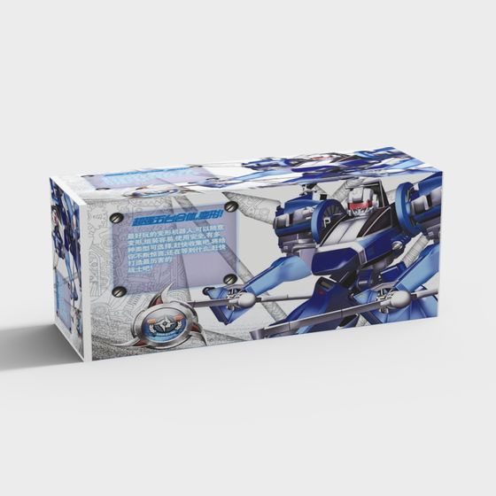 Transformers-Themed Packaging Box 3D model