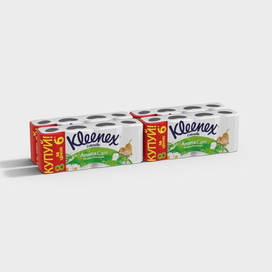 Kleenex® AromaCare Tissue Rolls 3D model for Creative Projects