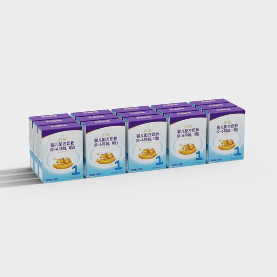 Charming Baby Formula Pack 3D model for Everyday Use