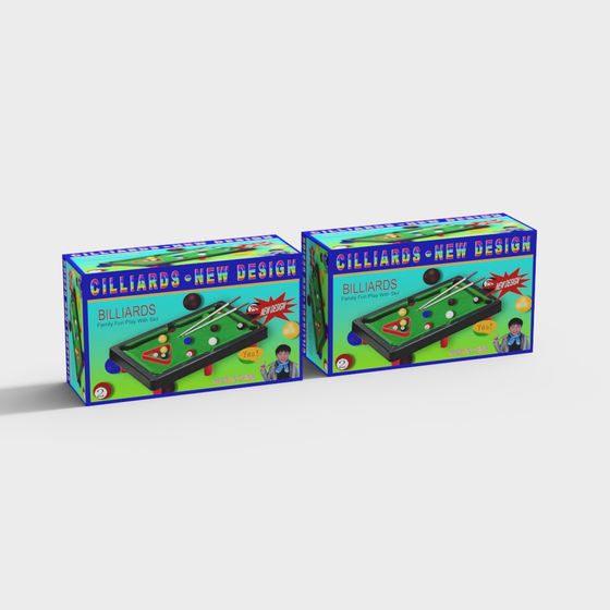 Billiards - New Design 3D model