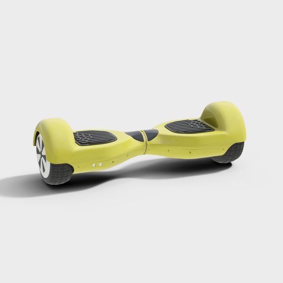 Futuristic Hoverboard 3D model for Creative Projects