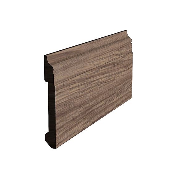 Skirting Line 3D Model in Black and Brown for Interiors