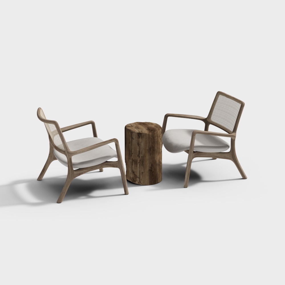 Outdoor table and chair combination