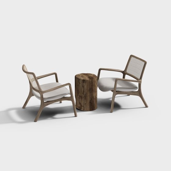 Forest Dialogue Chair 3D model for Modern Spaces