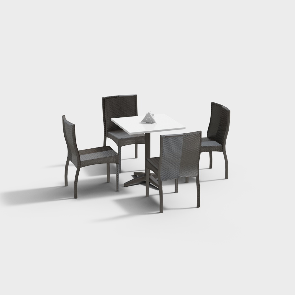 アウトドアテーブルと椅子のコンビネーション