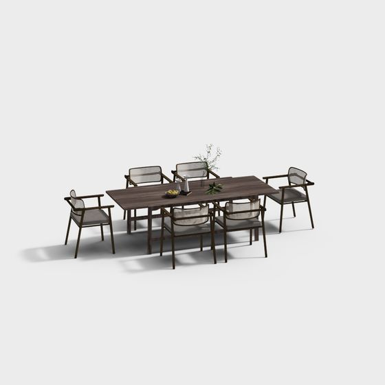 Urban Living Dining Set 3D model