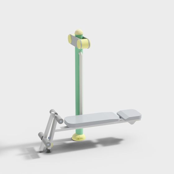 Urban Trainer Outdoor Fitness Equipment 3D model