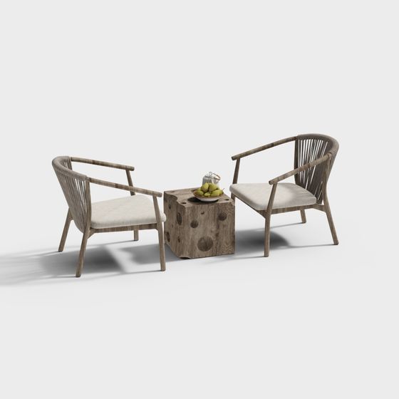 Forest Dialogue Chair 3D model