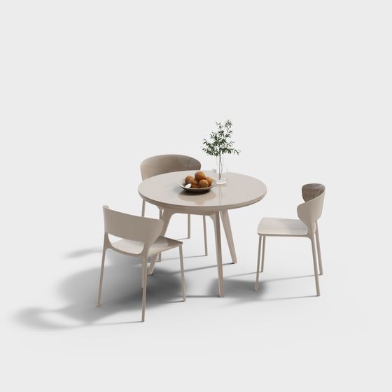 야외 테이블과 의자 조합