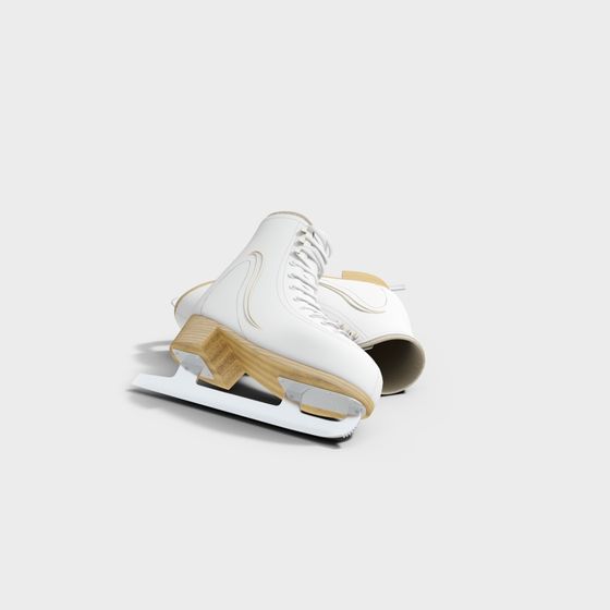 Elegant Ice Skates 3D model for Winter Sports