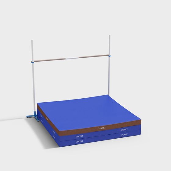 High Jump Bar 3D model for Dynamic Projects