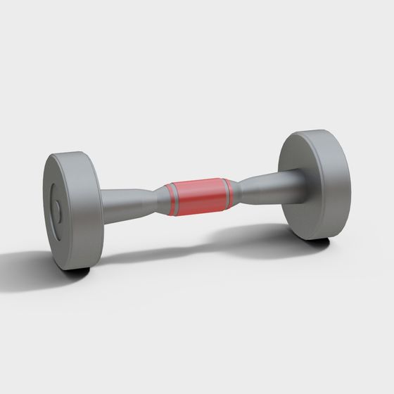 Versatile Dumbbell 3D model for Fitness Projects
